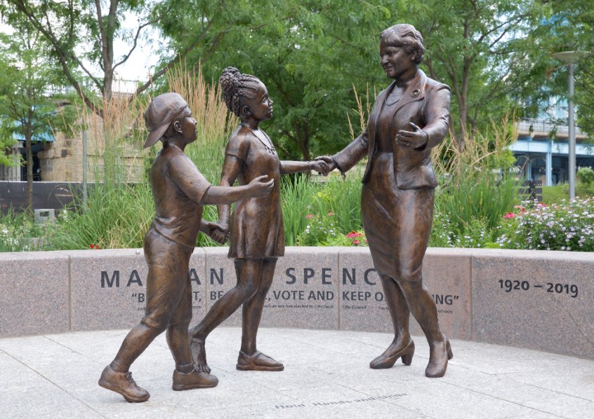 Marian Spencer Statue 2021